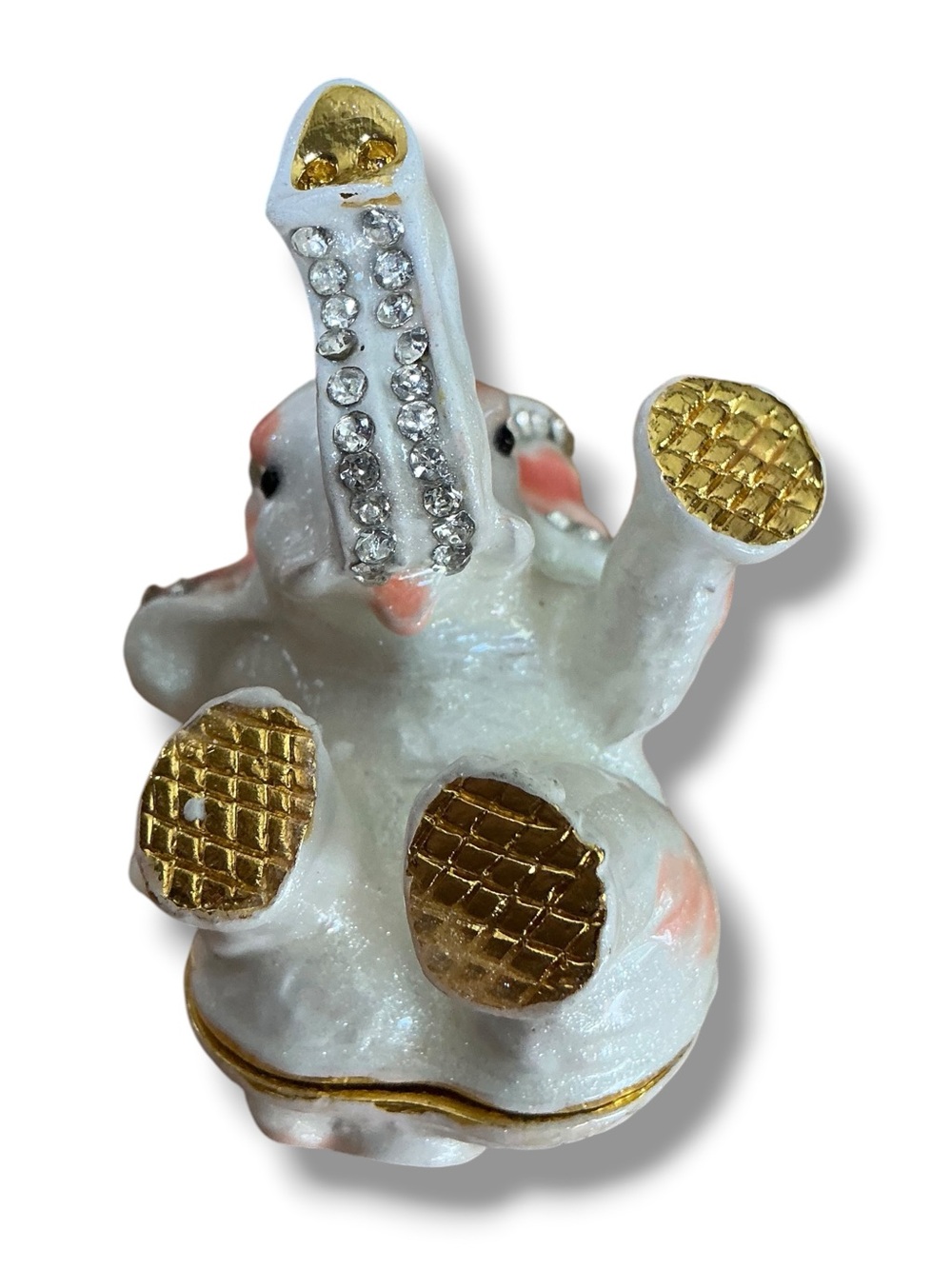 Dancing Elephant Rhinestone Jewelry Box - Picture 8 of 9